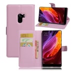 Xiaomi Mi Mix Läder fodral med plånbok - Ljus rosa