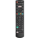 New Panasonic TV Replacement Remote Control Fit For All Panasonic Smart TV/HD/LCD/LED/MY APPS/NETFLIX/HOME Buttons - No Setup Required N2QAYB000487 N2QAYB000753 N2QAYB000752