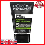 L'Oréal Paris Men Expert Face Wash Pure Charcoal, 100 ml (Pack of 1) Blackhead