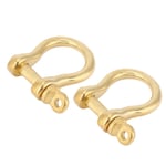 U Shape Carabiner Rock Climbing Carabiner 2 Set Pure Brass Equipment