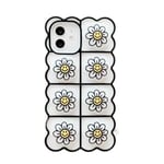 Smiley Flower Pop it Fidget Skal till iPhone 11 - Vit - TheMobileStore Fidget Toys