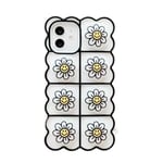 Smiley Flower Pop it Fidget Skal till iPhone 11 - Vit