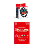 Paire de volants Joy-Con pour Nintendo + Nintendo Switch Online - Abonnement 12 Mois (Code de téléchargement)