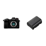 Panasonic LUMIX DC-G9EB-K G9 Mirrorless Camera body only - Black & LUMIX DMW-BLF19E Rechargeable Battery Pack for G Series