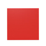 BiOBUDDi Byggeplade - 1 stk Rød - Mål: 25 x 25 cm (32 x 32 knopper)
