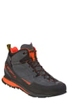 La Sportiva Boulder X Mid Men's Approach Shoes Carbon/Flame - EU:40 / UK:6.5 / Mens US:7.5