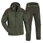 Pinewood Red Deer/Wolf Jaktställ Mossgreen/Suede Brown -