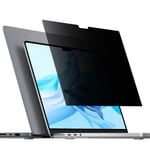 MacBook Pro 14&quot; M1/M2/M3 (2021-2023) Skjermbeskytter I Herdet Glass - Privacy Filter