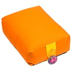 Med. Cushion/ Yoga Bolster 2Nd Chakra Orange -- 38X28X15 Cm