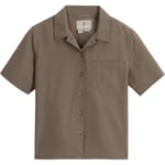 Royal Robbins Womens Desert Pucker S/S (Grön (EVERGLADE) Large)