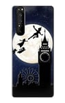 Peter Pan Fly Full Moon Night Case Cover For Sony Xperia 1 III