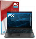 atFoliX 2x Screen Protector for Lenovo IdeaPad L340 Gaming 15 Inch clear