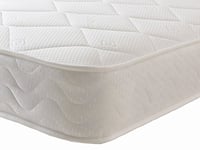 Starlight Beds Cooltouch Classic 7.5" Deep 7 Layer Construction Coil Spring & Memory Foam Hybrid Mattress, White, 2ft 6 Small Single
