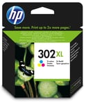 HP Bläckpatron 302XL 3-färg 300 sidor