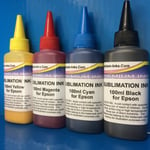 4X 100ML SUBLIMATION Ink Refill Epson Expression Home XP 245 247 342 345 442 445