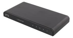 DELTACO PRIME HDMI Splitter, 1 till 4 splitter, 4K, HDCP, 3D, svart