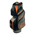 Cobra Signature Cart Bag: Fluo Orange - Castlerock-  Black