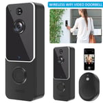 Motion Detection Phone Camera Door Bell WiFi Ring Security Intercom  Home