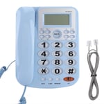 FANXIY Dual-port Corded Telephone With Caller ID Display With Speakerphone Accessories for Indoor Home Office (blue)