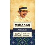 Menakao Madagascar Chocolate 45% Coffee Arabica & Sea Salt Craft Bar