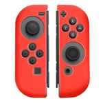 Silikongrepp för Joy-Con handkontroll, Nintendo Switch, Röd