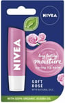 Nivea Lip Soft Rose Blister - 4.8g  x 3 Pack