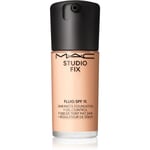MAC Cosmetics Studio Fix Fluid SPF 15 24HR Matte Foundation + Oil Control Matterende foundation SPF 15 Skygge N4 30 ml