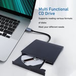 External DVD Drive USB 3.0 High Speed DVD Reader For Desktop PC Laptop Blac SDS