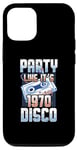 Coque pour iPhone 12/12 Pro Party Like It's 1970 Disco Funky Party 70s Groove Music Fan