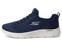 Skechers 216484WW NVBL Men's Sneakers, Lightweight, Extra Wide, Navy, Navy/Blue, 27.0 cm