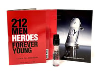 CAROLINA HERRERA 212 MEN HEROES FOREVER YOUNG 1.5ml EDT FOR MEN SAMPLE SPRAY