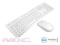 NEW Dell KM636 White GERMAN Wireless Office Mouse & Keyboard Combo
