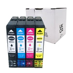 4 Ink Cartridges Fits For Epson WorkForce WF-2810 WF-2830 WF-2835 WF-2850 603 XL