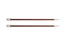 Knit Pro KP47302 Zing: Knitting Pins: Single Ended: 35cm x 5.50mm, 5.5mm Brown