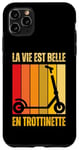 Coque pour iPhone 11 Pro Max Trottinette Électrique Freestyle Cadeau Trot Électronique