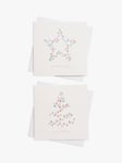 John Lewis Rainbow Time Capsule Fairy Lights Large Charity Christmas Cards, Box of 8