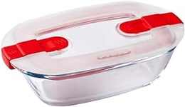 Pyrex Glass Containers Storage With Vented Lid Meal Food Cook and Heat All Sizes