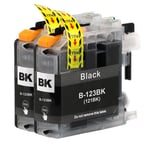 2 Black Ink Cartridges for use with Brother DCP-J752DW, MFC-J4710DW, MFC-J6920DW