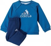 Adidas infant Children Tracksuit Unisex Boys Full Set 9-12 Months Blue