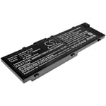 Batteri till Dell Precision M7710 mfl - 7.900 mAh