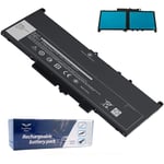 Powerwings - Batterie J60J5 pour Dell Latitude E7270 E7470 Dell Batterie Modell MC34Y 1W2Y2 242WD 0J60J5 7.6V 55Wh