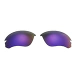 Walleva Purple Polarized Replacement Lenses For Oakley Flak Draft Sunglasses