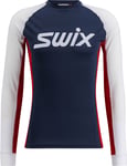 Swix Swix Men's RaceX Classic Long Sleeve Dark Navy/Bright White XXL, Dark Navy/Bright White