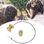 (Single Ear)Headphone Cable Cute Flexible Headphone Clip For Outdoor Activities