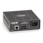 Black box BLACK BOX COMPACT FAST ETHERNET (100-MBPS) MEDIA CONVERTER - 100-MBPS COPPER TO SIMPLEX SINGLEMODE FIBER, 1310/1550NM, 20KM, SC (LHC5129A-R3)
