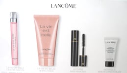 LANCOME La Vie Est Belle Gift Set Perfume + Body Lotion + Hypnose  + Genifique