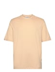 Mid Sleeve T-Shirt Gots. Tops T-shirts Short-sleeved Cream Resteröds
