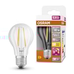 LED lampa E27 | A60 klar | 2700K | 4W (40W) dimbar [Osram]