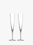 Waterford Crystal Elegance Glass Champagne Trumpets, 170ml, Set of 2, Clear