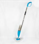 Blue Pigeon Cleaning Triangle Spray Mop, 360 Degree Spinning Floor Mop - Flat Mop with 750ML Refillable Bottle - for Wood Tile Floor